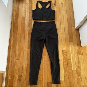 Girlfriend Collective Set Charcoal Gray